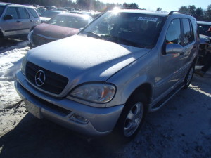 Salvage Mercedes at Auction in Durham